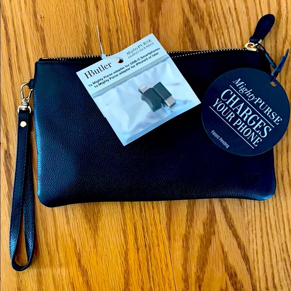 HButler Handbags - Mighty Purse  “Charges Cell Phone on the Go”